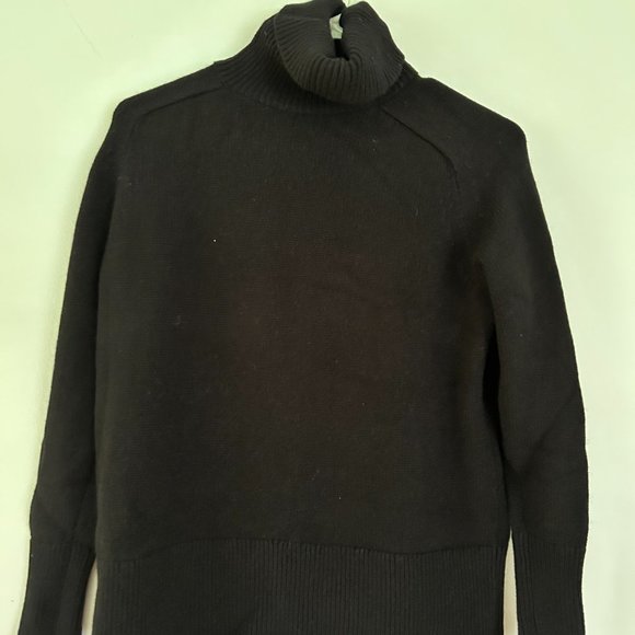 J. Crew Black Cashmere Turtleneck Size XS Extra Small Excellent Condition - Picture 3 of 8